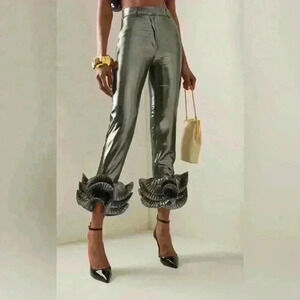 New Arrivals Lilou Ruffle Pants in Rive Droite Size Xtra Small